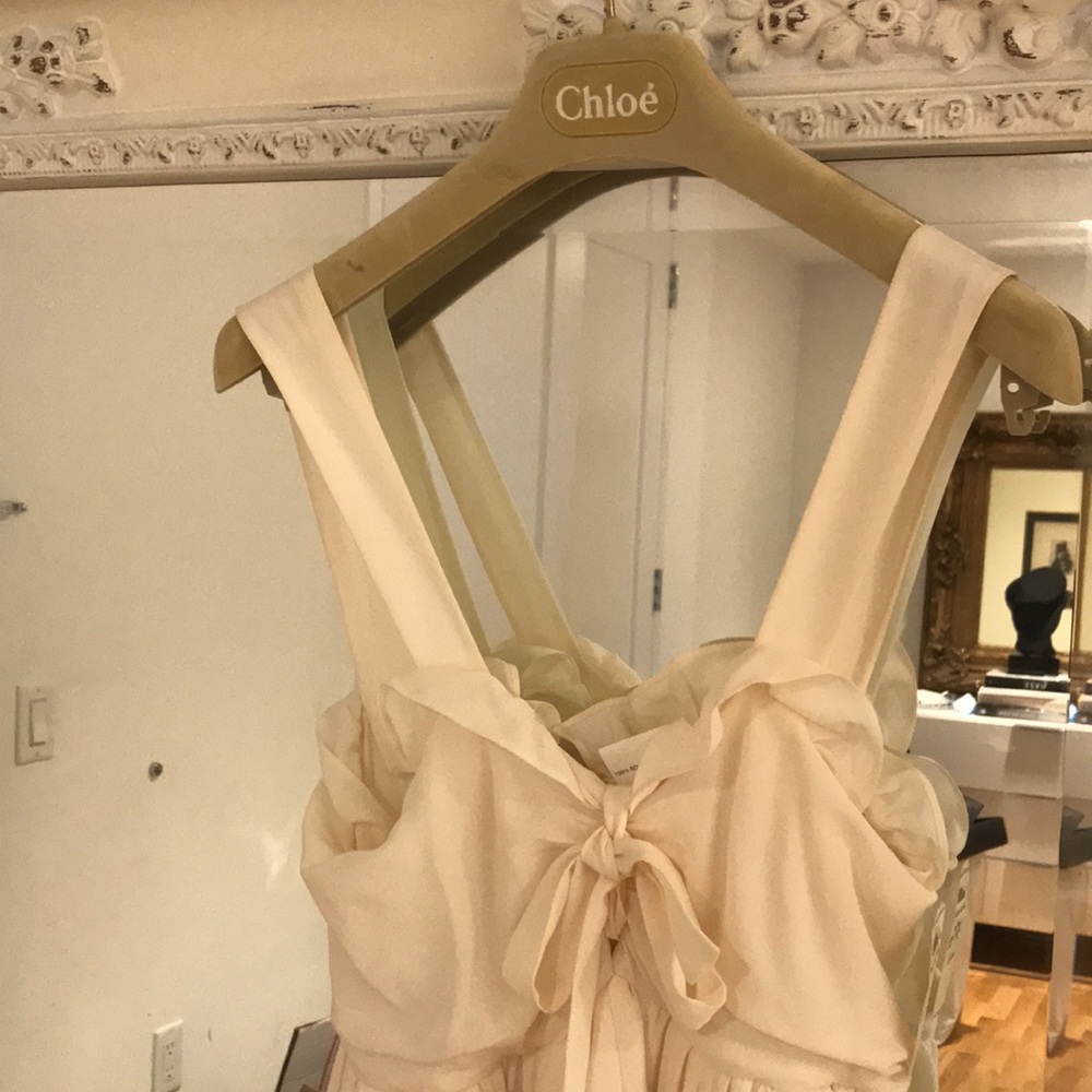 CHLOE SILK MAXI RUNWAY DRESS - Picture 3 of 9